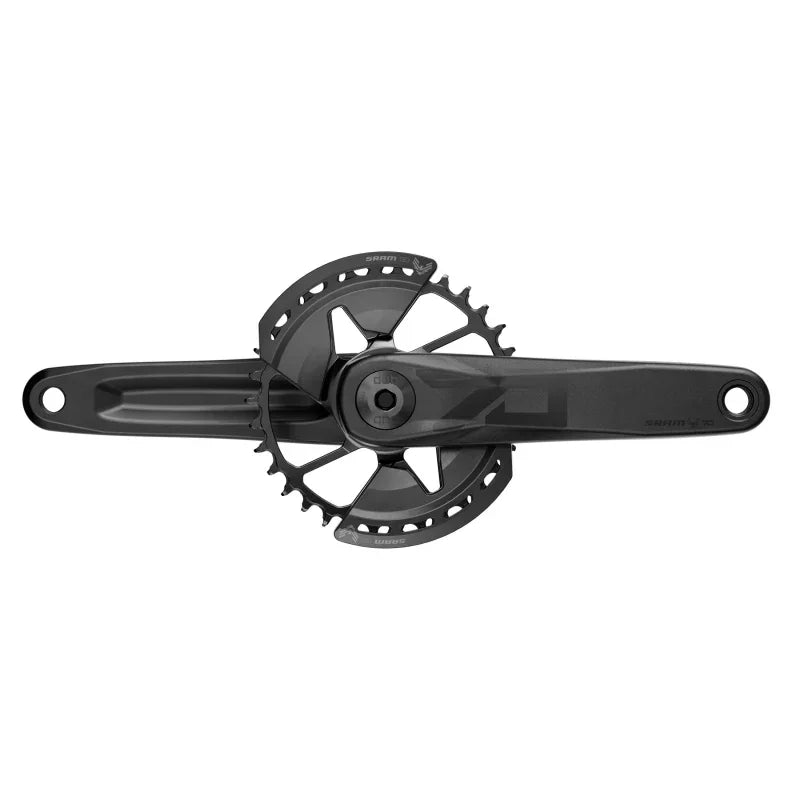 SRAM Eagle 70 T-Type Wide Crankset - 175mm 12-Speed 32t Chainring Direct Mount 2-Guards DUB Spindle Interface BLK - Bicycle Warehouse