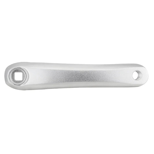 Alloy Low Profile Left Arm Horiz Square 175mm SQR JIS crankset silver - Bicycle Warehouse