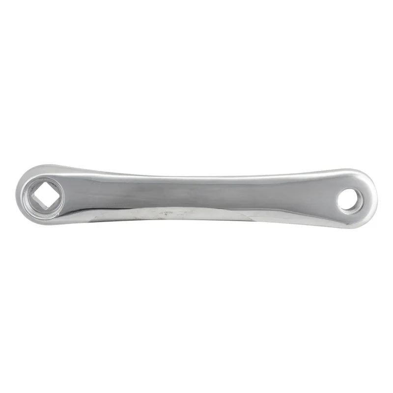 Alloy Left Arm 175mm SQR JIS crankset silver - Bicycle Warehouse