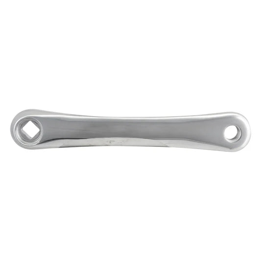 Alloy Left Arm 175mm SQR JIS crankset silver - Bicycle Warehouse