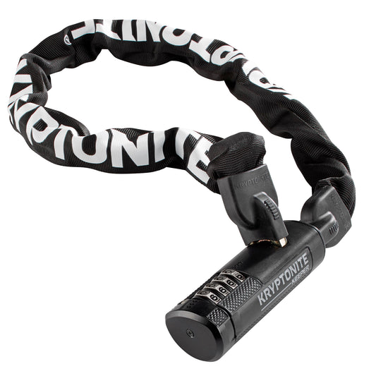 Kryptonite Keeper 712 Combination Integrated Chain Black