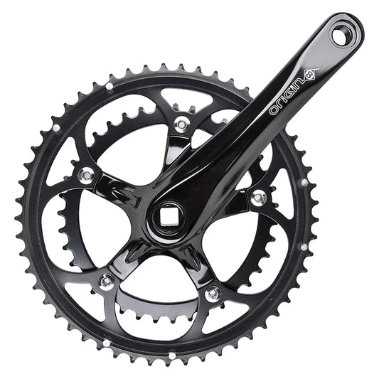 Pro Pulsion Alloy Road 172.5x53/39 110.5 SQR JIS crankset black - Bicycle Warehouse