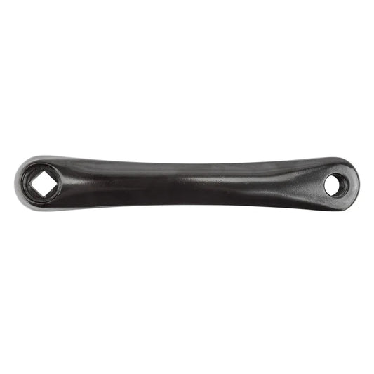 Alloy Left Arm 175mm SQR JIS crankset black - Bicycle Warehouse