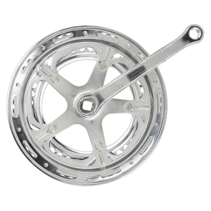 Steel Double 170x52/40 122 SQR JIS crankset silver - Bicycle Warehouse