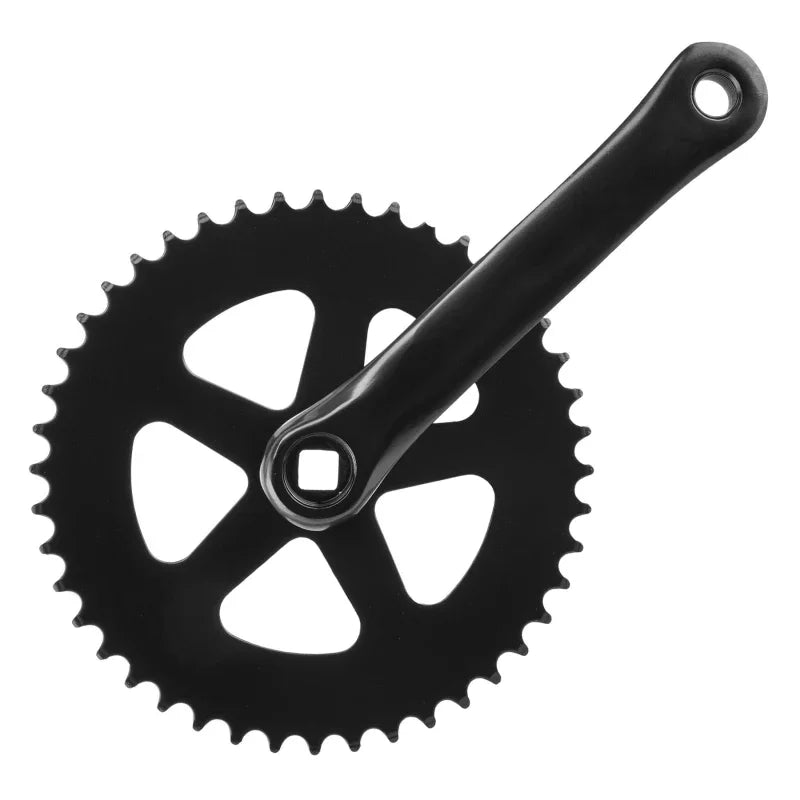 Alloy Single Speed 170x44 (3/32) 113 SQR JIS crankset black - Bicycle Warehouse
