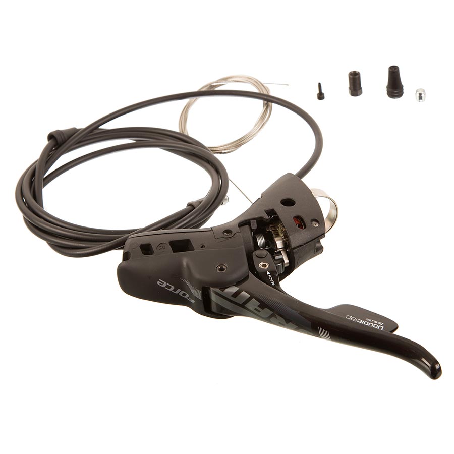 Force 22 Hydraulic Road Rear DoubleTap Lever Complete 2000mm Hose Fittings - Bicycle Warehouse