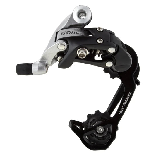 Rival 22 WiFli Rear Derailleur - 11 Speed Medium Cage Black/Silver - Bicycle Warehouse
