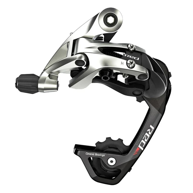 Red WiFli Rear Derailleur - 11 Speed Medium Cage Black - Bicycle Warehouse
