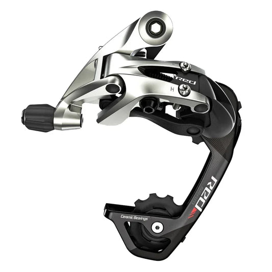 Red WiFli Rear Derailleur - 11 Speed Medium Cage Black - Bicycle Warehouse