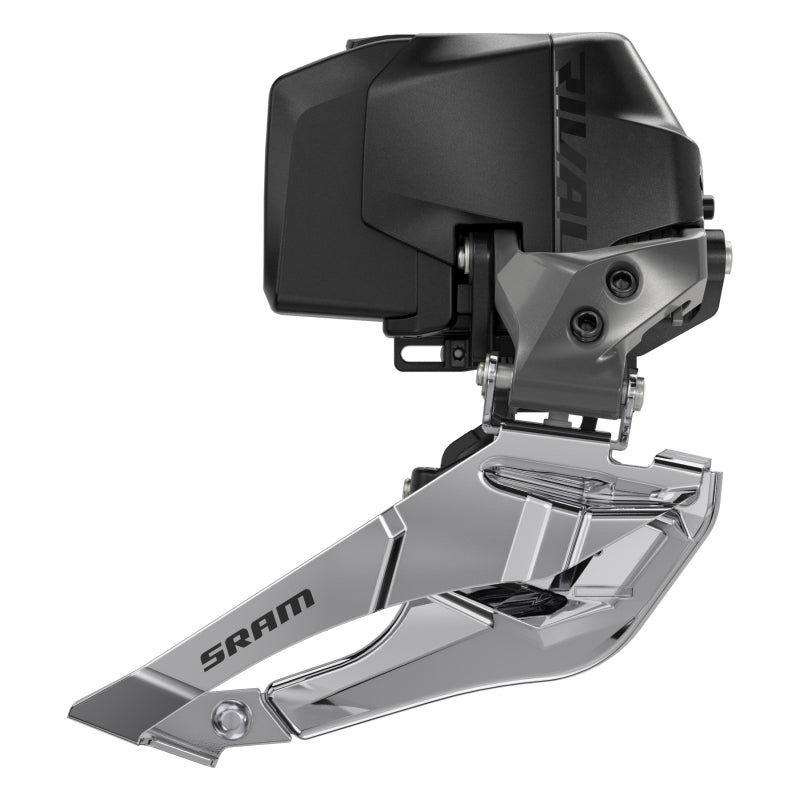 Rival eTap AXS Wide Front Derailleur - 2x12-Speed Braze-on Battery Not Included BLK D1 - Bicycle Warehouse