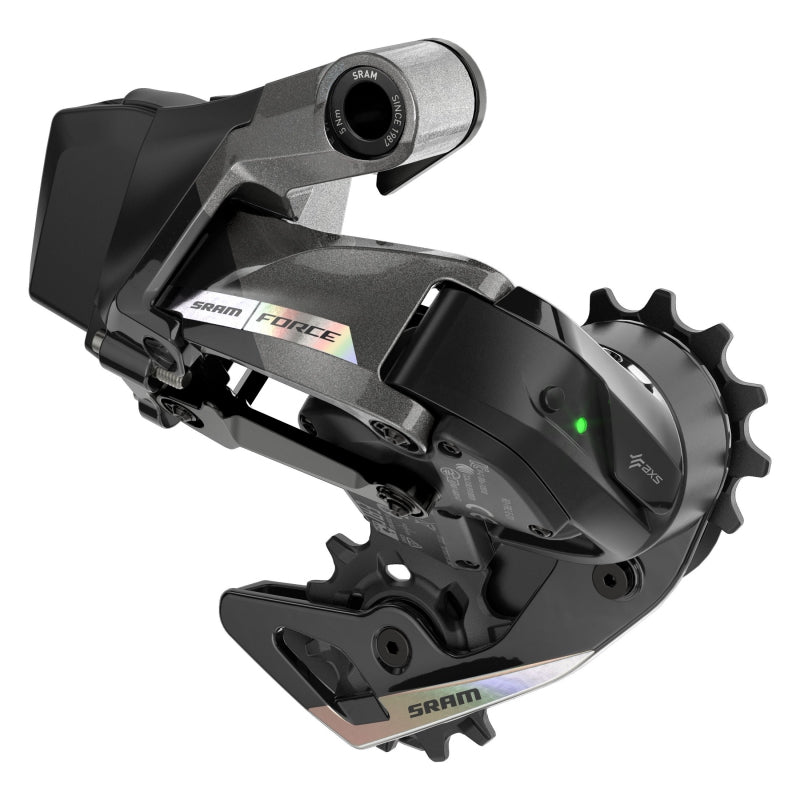 Force AXS eTap Rear Derailleur - 12-Speed Medium Cage 36t Max Battery Not Included Iridescent Gray D2 - Bicycle Warehouse