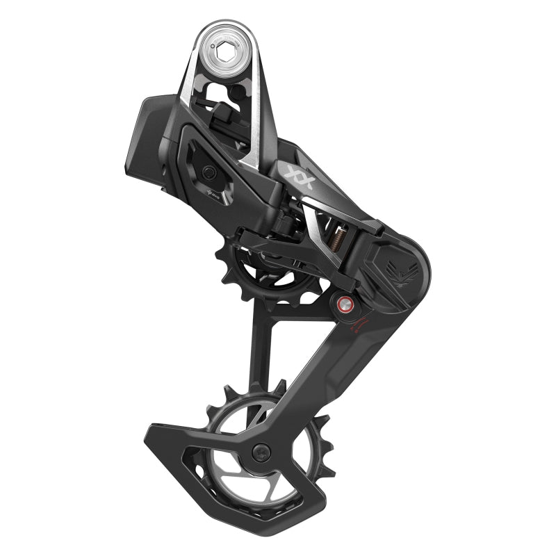 XX SL Eagle T-Type AXS Rear Derailleur - 12-Speed 52t Max Battery Not Included UDH Hangerless Carbon Cage BLK/Silver - Bicycle Warehouse