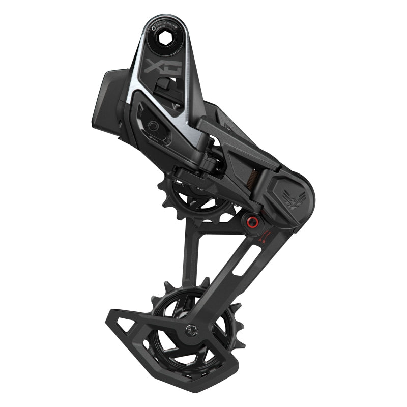 X0 Eagle T-Type AXS Rear Derailleur - 12-Speed 52t Max Battery Not Included UDH Hangerless Aluminum Cage BLK/Silver - Bicycle Warehouse