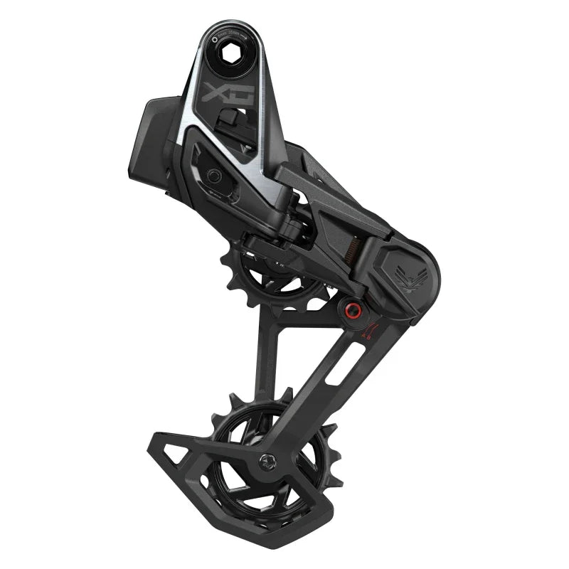 X0 Eagle T-Type AXS Rear Derailleur - 12-Speed 52t Max Battery Not Included UDH Hangerless Aluminum Cage BLK/Silver - Bicycle Warehouse