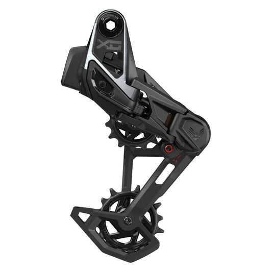 X0 Eagle T-Type AXS Rear Derailleur - 12-Speed 52t Max Battery Not Included UDH Hangerless Aluminum Cage BLK/Silver - Bicycle Warehouse