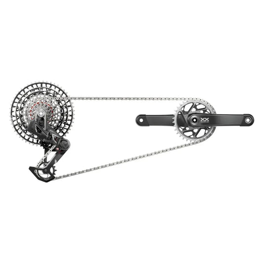 XX SL T-Type Eagle Transmission Groupset - 175mm Crank 34t Chainring AXS POD Controller 10-52t Cassette Rear Derailleur Chain - Bicycle Warehouse