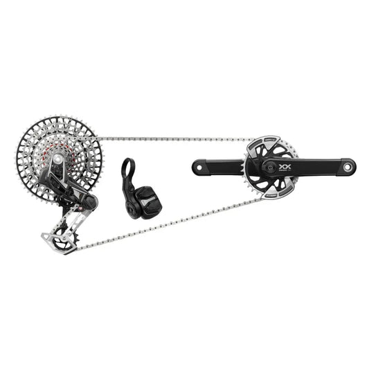 XX T-Type Eagle Transmission Power Meter Group - 170mm 32t Chainring AXS POD Controller 10-52t Cassette Rear Derailleur Chain - Bicycle Warehouse