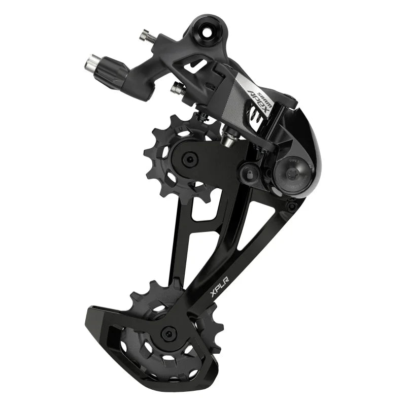 Apex XPLR Rear Derailleur - 12-Speed Medium Cage 44t Max Black D1 - Bicycle Warehouse