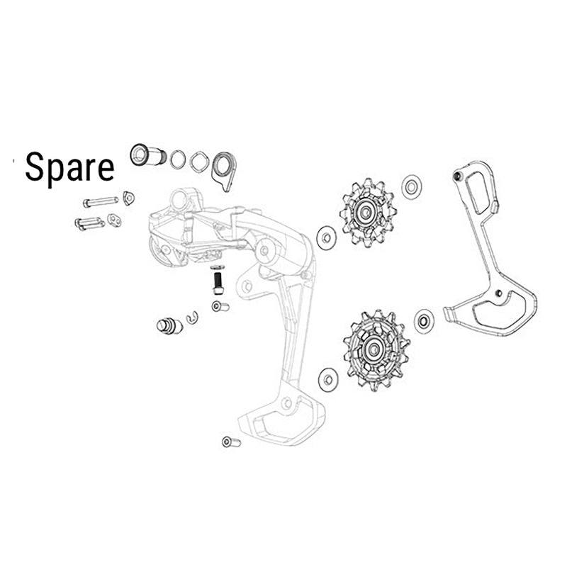 Pulley Kit for Apex XPLR AXS Kit - Bicycle Warehouse