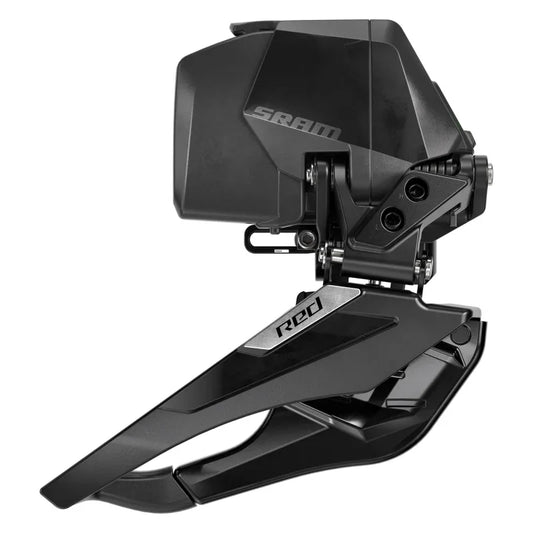 RED AXS Front Derailleur - 2x12-Speed Braze-on Battery Not Included BLK E1 - Bicycle Warehouse
