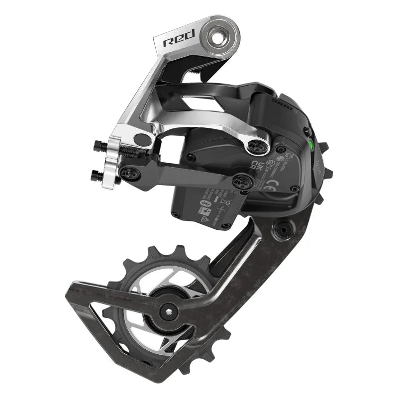 RED AXS Rear Derailleur - 12-Speed Medium Cage 36t Max Battery Not Included BLK E1 - Bicycle Warehouse