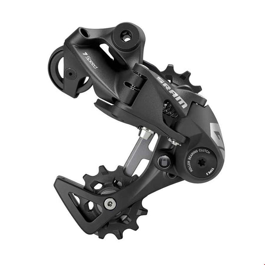 GX DH Rear Derailleur - 7-Speed Medium Cage Black with Clutch A3 - Bicycle Warehouse
