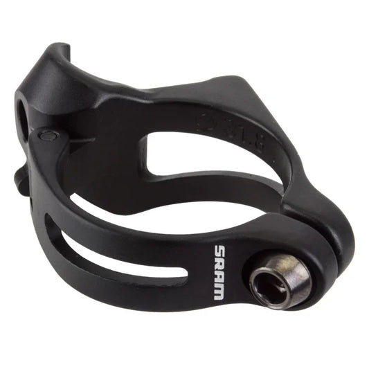 Braze-on Front Derailleur Clamp: 31.8mm with ChainSpotter Stop - Bicycle Warehouse