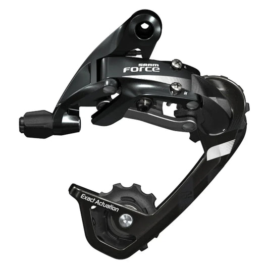 Force 22 WiFli Rear Derailleur - 11 Speed Medium Cage Black - Bicycle Warehouse