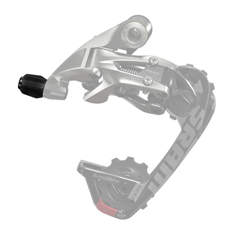 Red 10-Speed Rear Derailleur Barrel Adjuster Kit Black - Bicycle Warehouse