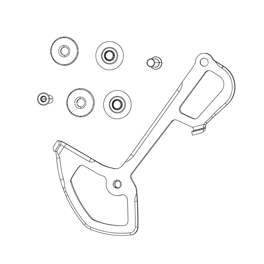 SX/NX Eagle and GX Eagle AXS Rear Derailleur Inner Cage with Screws - Bicycle Warehouse