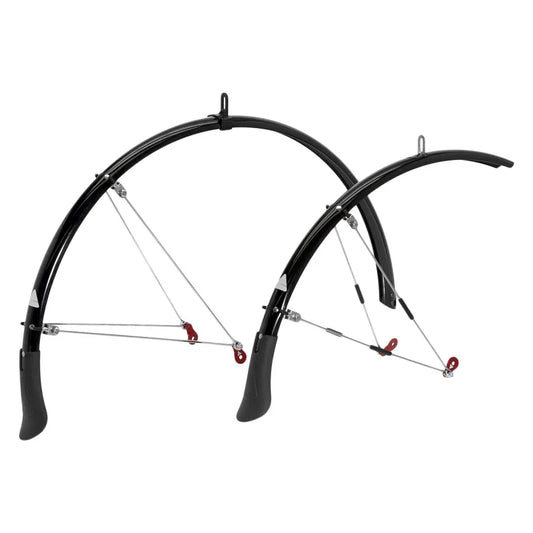 Roadrunner AR Pair Road 700C x 30mm Stainless Black 28mm / 1.10` - Bicycle Warehouse