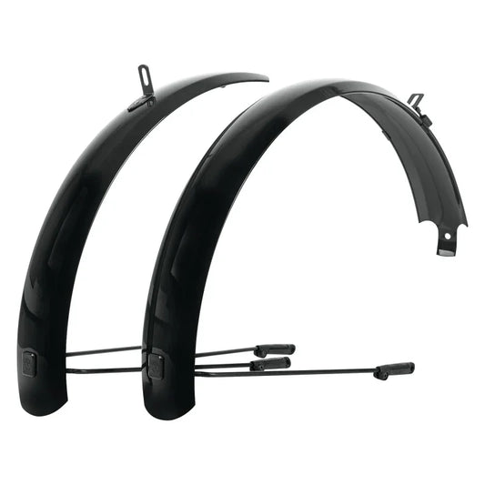 Germany 20" Bluemels Fender 20 53mm Black Set - Bicycle Warehouse