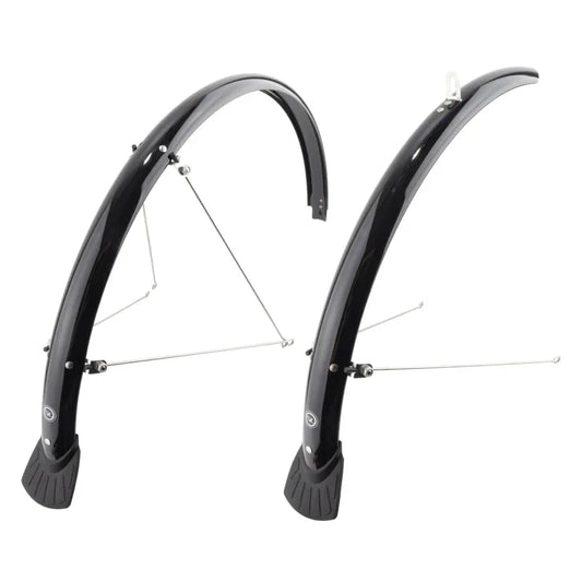 Full Pair Road/Hybrid 700C x 45mm Polycarbonate Black 35mm / 1.37` - Bicycle Warehouse