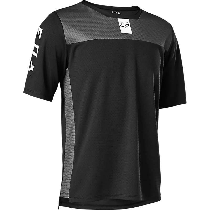 Fox Youth Defend SS Jersey Black / YM
