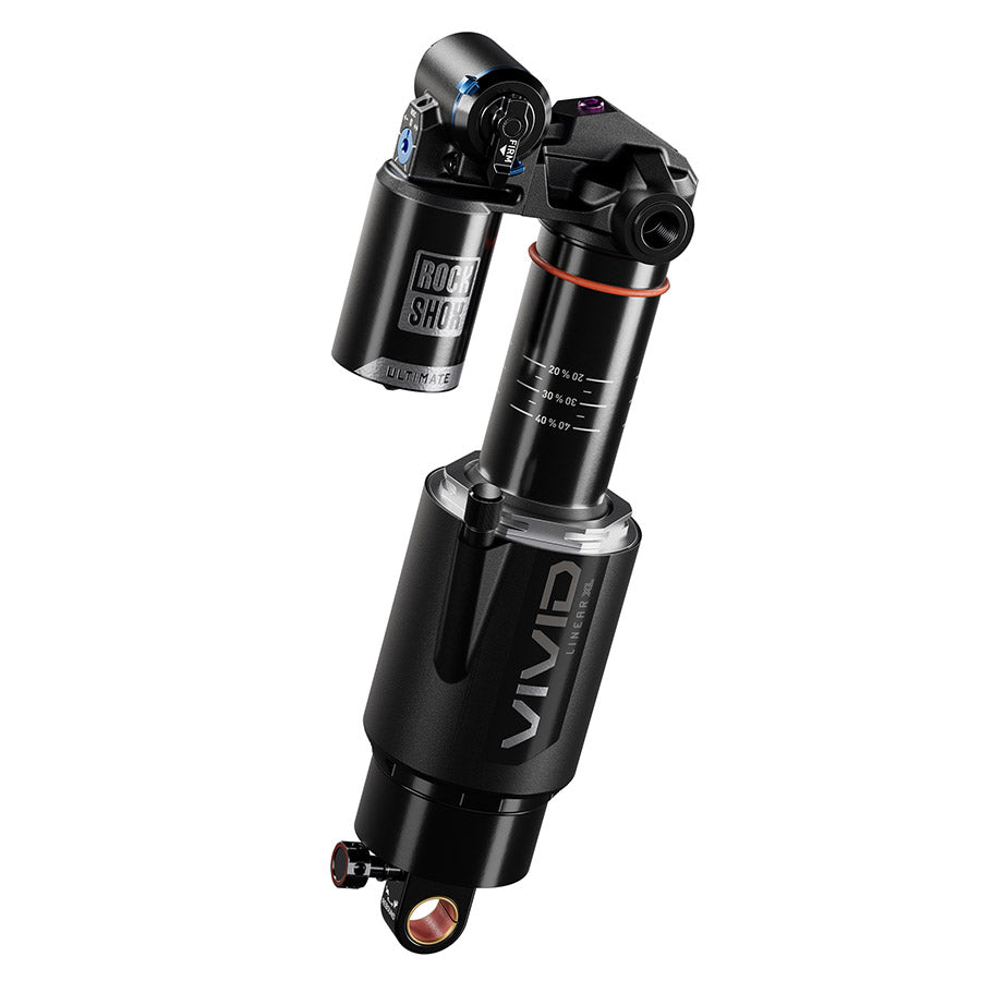 RockShox Vivid Ultimate D1 Rear shock 205x65 Shaft Eyelet: Standard Body Eyelet: Trunnion 4 Tokens Reb25/Comp30 lockout 45 Transition Spire (2021+)