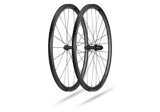 Specialized alpinist clx ii wheel satin carbon/gloss black 700c front - Bicycle Warehouse