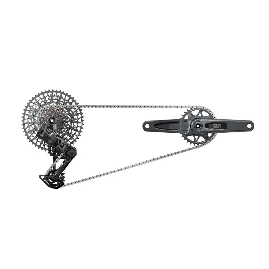 GX T-Type Eagle Transmission Groupset - 165mm Crank 32t Chainring AXS POD Controller 10-52t Cassette Rear Derailleur Chain - Bicycle Warehouse