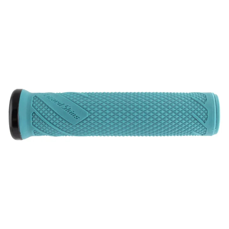 Wasatch Lock-On Grips - Teal - Bicycle Warehouse
