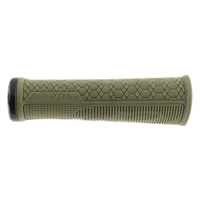 Gradient Lock-On Grips - Olive Green - Bicycle Warehouse