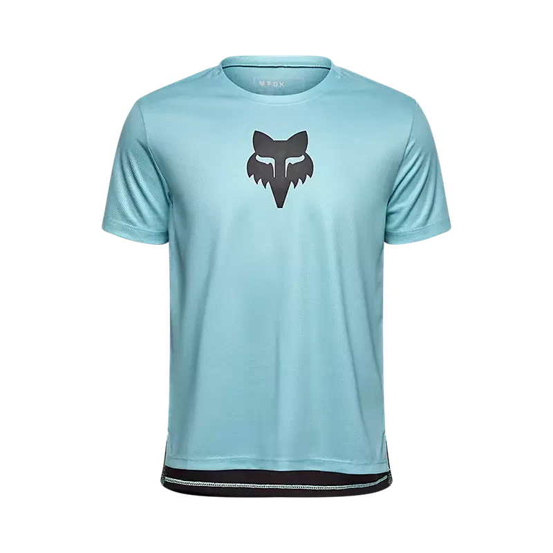 Youth Ranger Fox Head Jersey - Vintage Wash Blue - Bicycle Warehouse