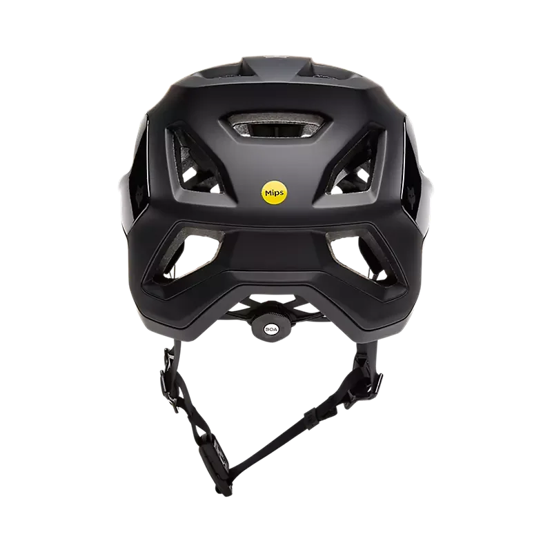 bike helmet matte black Fox Racing Speedframe Pro Helmet - Black Matte