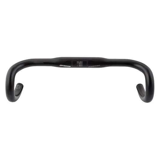 Full Speed Ahead Gossamer Compact Drop Handlebar - Aluminum 31.8mm 40cm BLK - Bicycle Warehouse