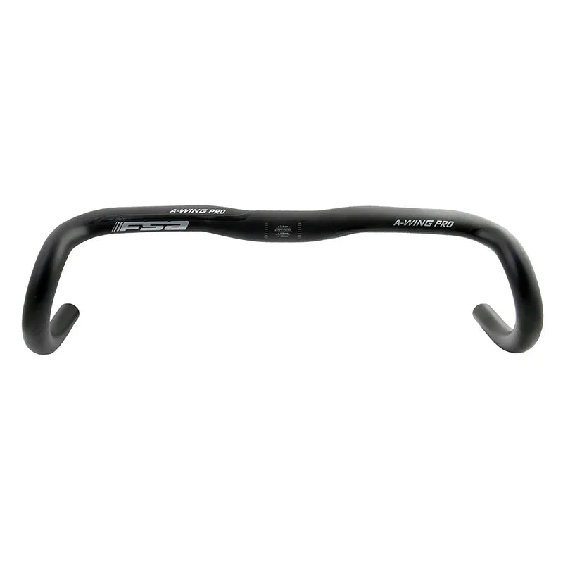 Full Speed Ahead A-Wing Pro AGX Drop Handlebar - Aluminum 31.8mm 42cm Black - Bicycle Warehouse