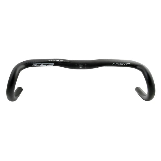 Full Speed Ahead A-Wing Pro AGX Drop Handlebar - Aluminum 31.8mm 42cm Black - Bicycle Warehouse