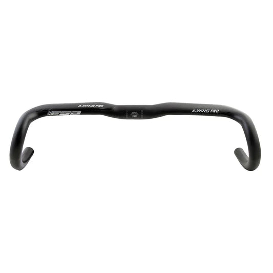 Full Speed Ahead A-Wing Pro AGX Drop Handlebar - Aluminum 31.8mm 46cm Black - Bicycle Warehouse