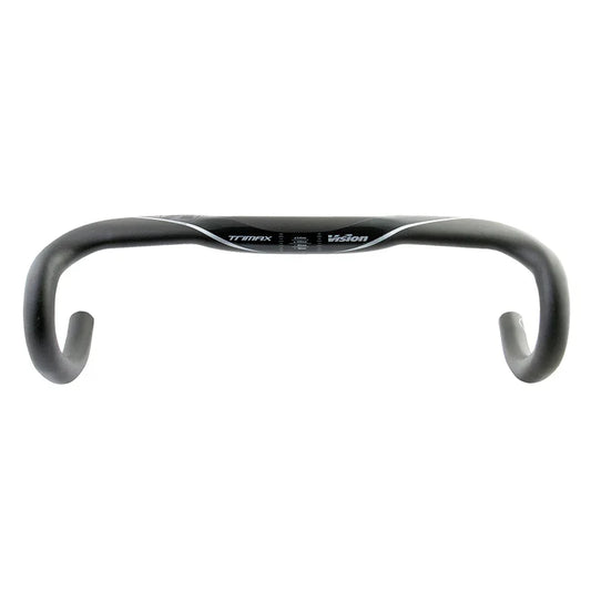 Vision Trimax Aero Alloy Bar (31.8) 42cm - Black - Bicycle Warehouse