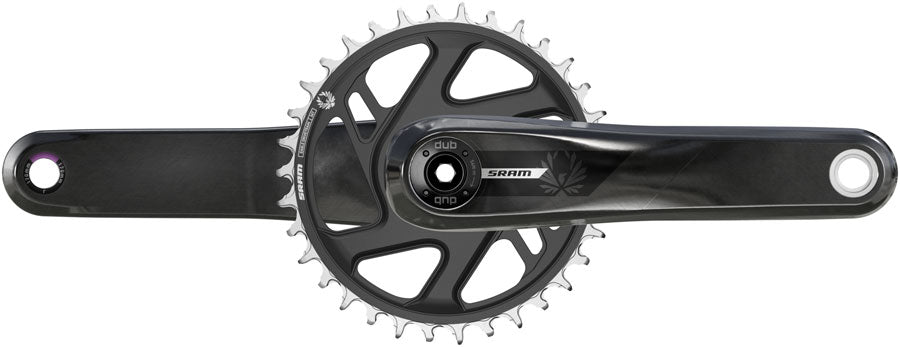 SRAM S500 Eagle Crankset - 175mm 32t Aluminum Chainring Carbon Crank Arms DUB Wide Spindle BLK 55mm Chainline B1