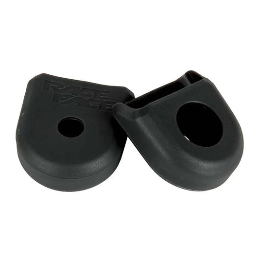RaceFace Crank Boots: For Carbon Cranks 2-Pack Black - Bicycle Warehouse