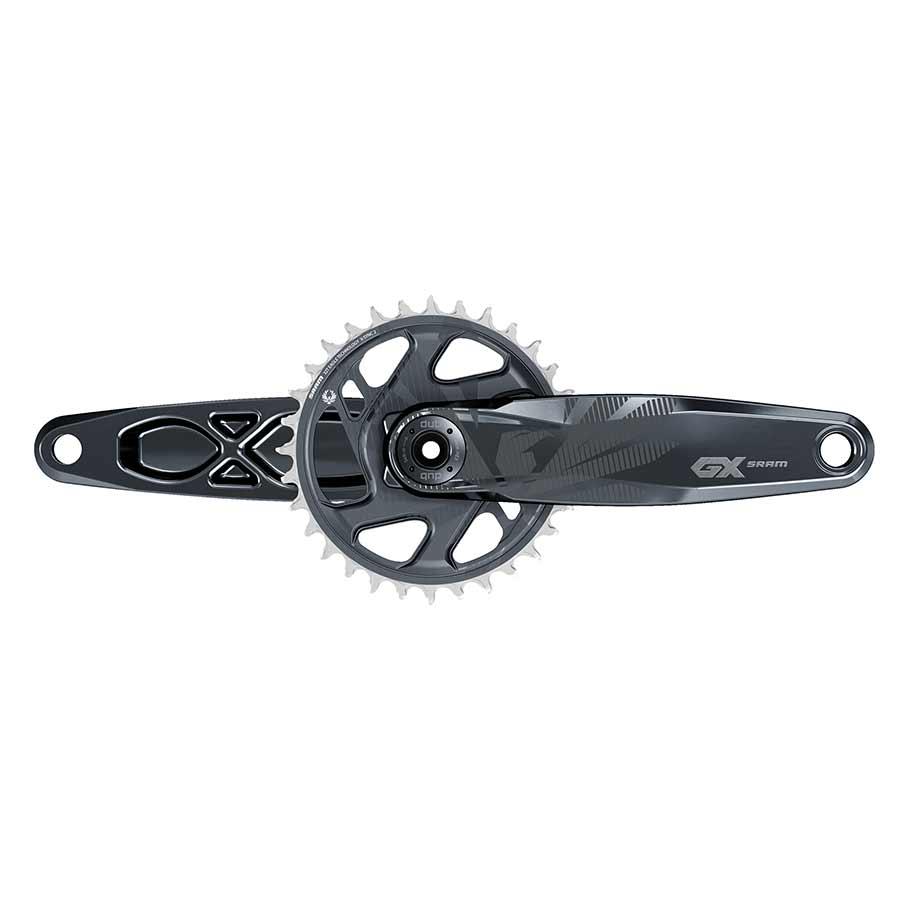 GX Eagle Boost Crankset - 175mm 12-Speed 32t Direct Mount DUB Spindle Interface Lunar 55mm Chainline - Bicycle Warehouse