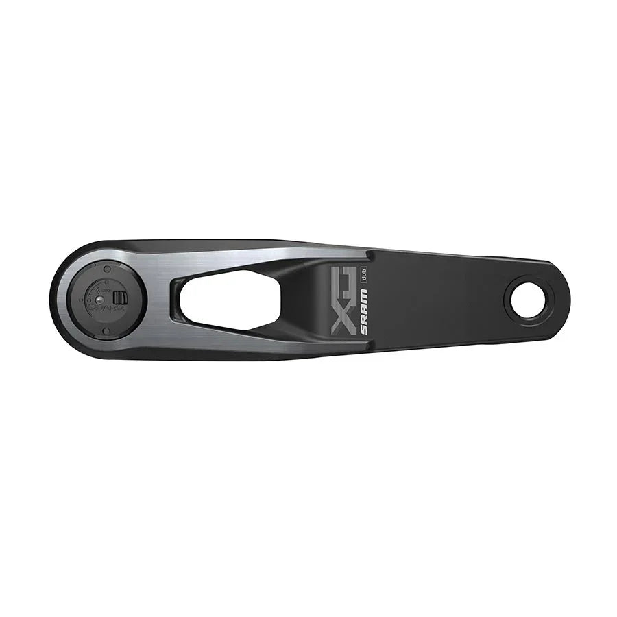 X0 Eagle T-Type AXS Wide Left Crank Arm Power Meter Spindle - 165mm 12-Speed DUB Spindle Interface BLK D1 - Bicycle Warehouse